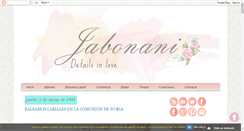 Desktop Screenshot of jabonani.es