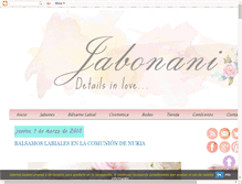 Tablet Screenshot of jabonani.es